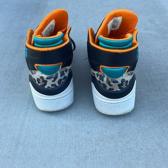 Converse ERX 260 basketball shoes MID Black/Teal Animal Pack DON C M 8.5 / W 10 - Picture 3 of 8